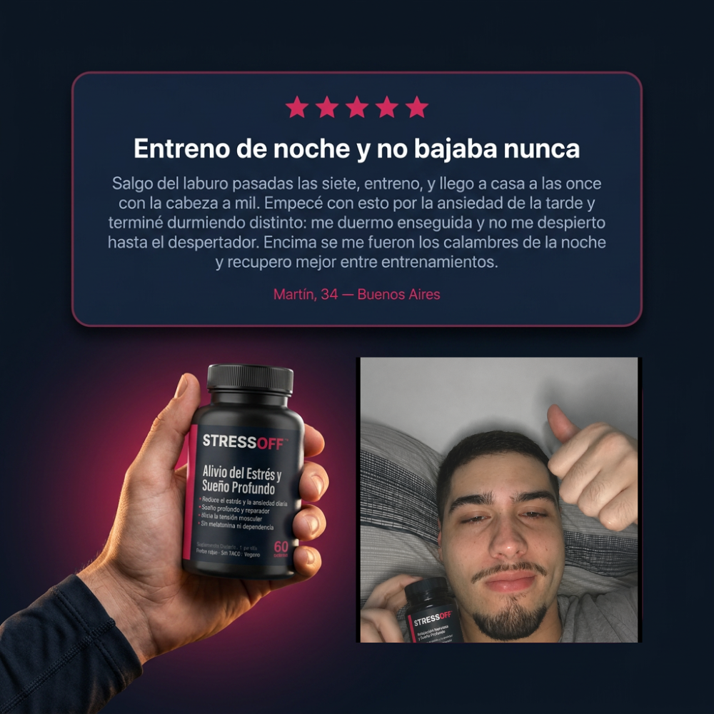 STRESSOFF™ | Gomitas de Relajación y Sueño Profundo