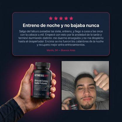 STRESSOFF™ | Gomitas de Relajación y Sueño Profundo
