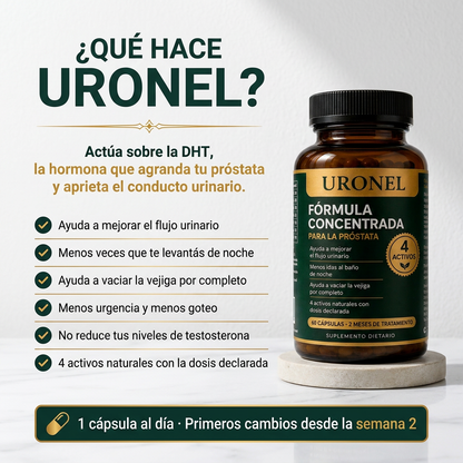 URONEL — Fórmula Concentrada para la Próstata