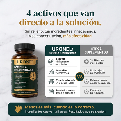 URONEL — Fórmula Concentrada para la Próstata