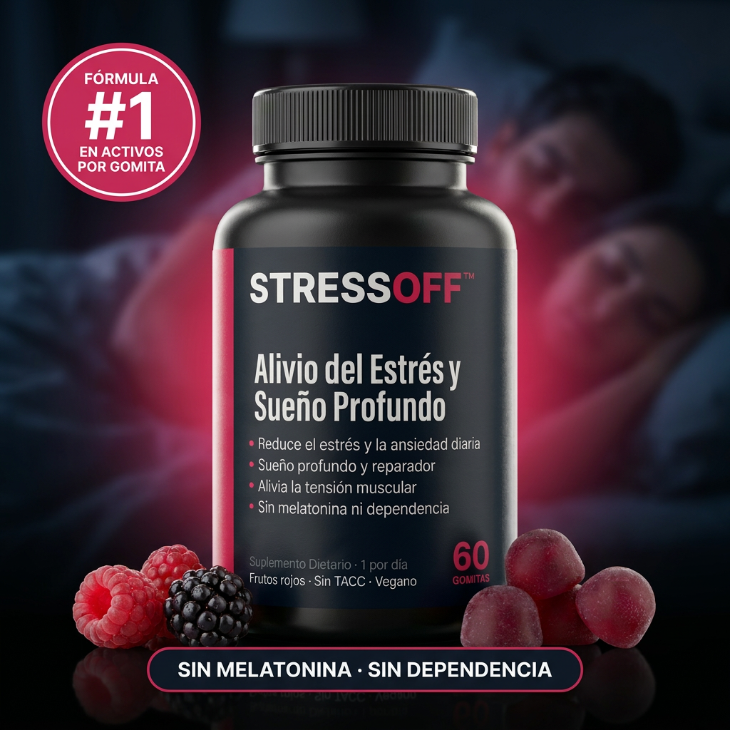 STRESSOFF™ | Gomitas de Relajación y Sueño Profundo