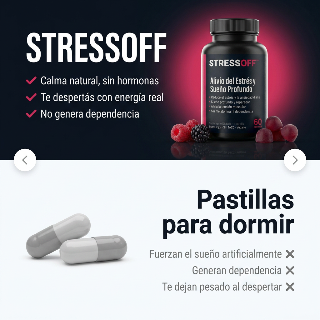 STRESSOFF™ | Gomitas de Relajación y Sueño Profundo