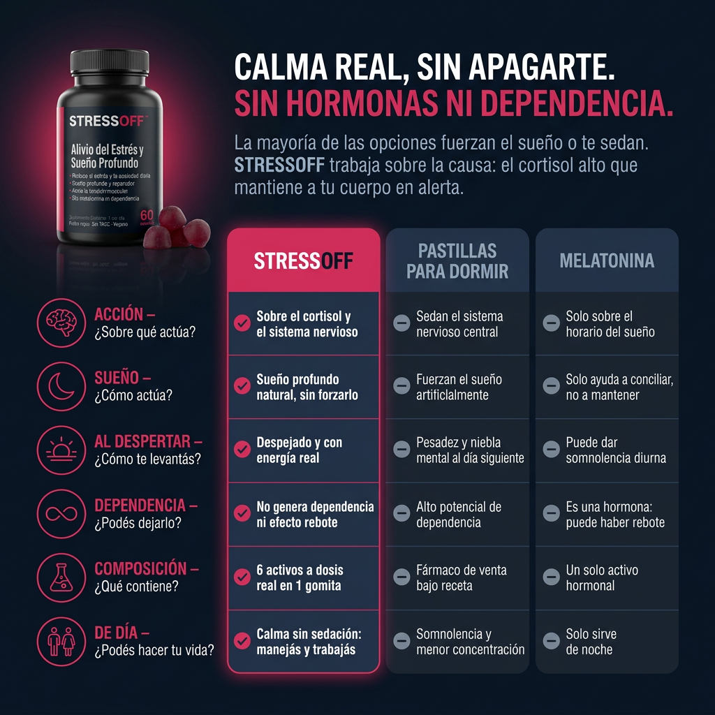 STRESSOFF™ | Gomitas de Relajación y Sueño Profundo